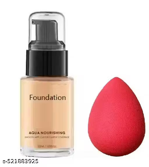 Face Foundation ,Smooth Application Super Coverage , log lasting waterproof, makeup foundation .