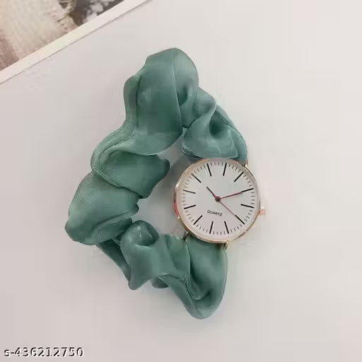 korean style scrunches fancy watch for Queen&princess