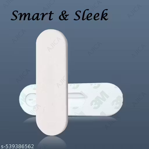 Grip/Selfie Holder and Mobile Stand for iPhones and Android Smartphones (White)