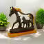 Horse with Baby Horse Statue Showpiece Idol Figurine to Decor Home & Living Room PolyResin Set of 1