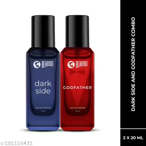 Beardo Darkside & Godfather Perfume for Men, 20ml x 2 |